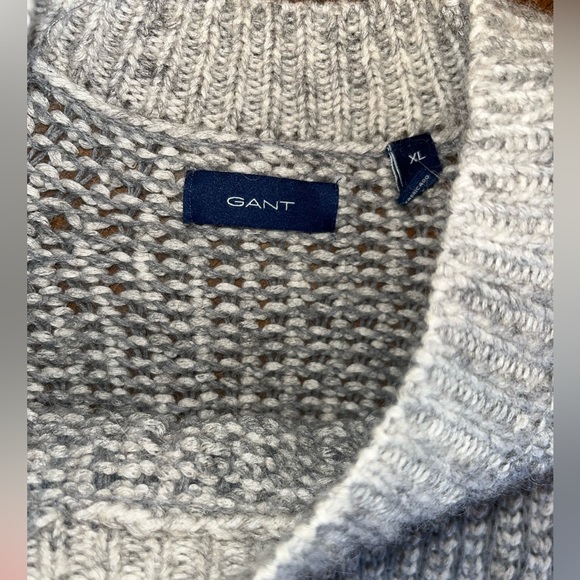 Women’s Gant wool cotton crewneck sweater xl - Picture 4 of 7